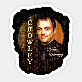 Crowley is a Supernatural Demon Sticker